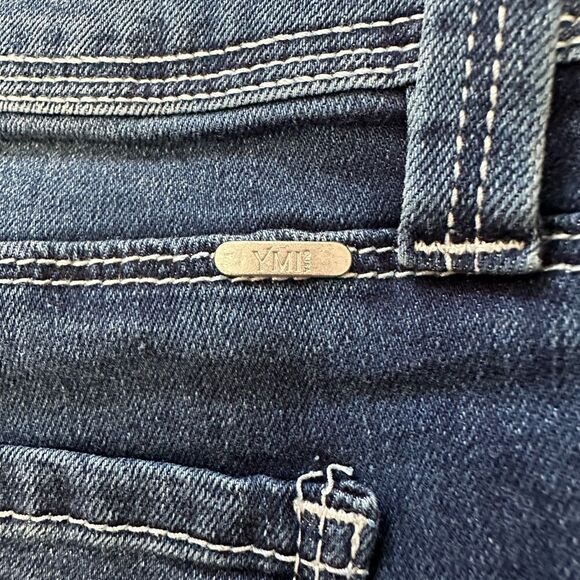 YMI Ankle Jeans Skinny Stretch Size 11 Midrise P730780 Patches - Picture 5 of 13